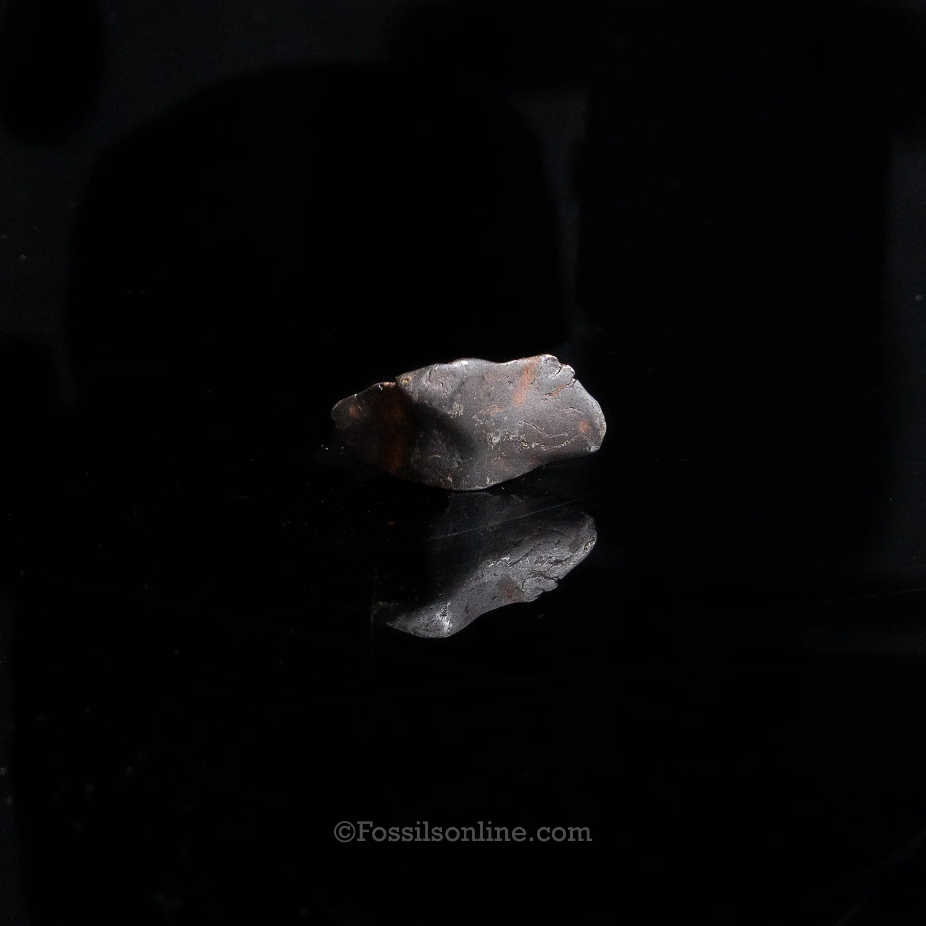 Genuine Canyon Diablo Meteorite in Glass Dome - Image 3