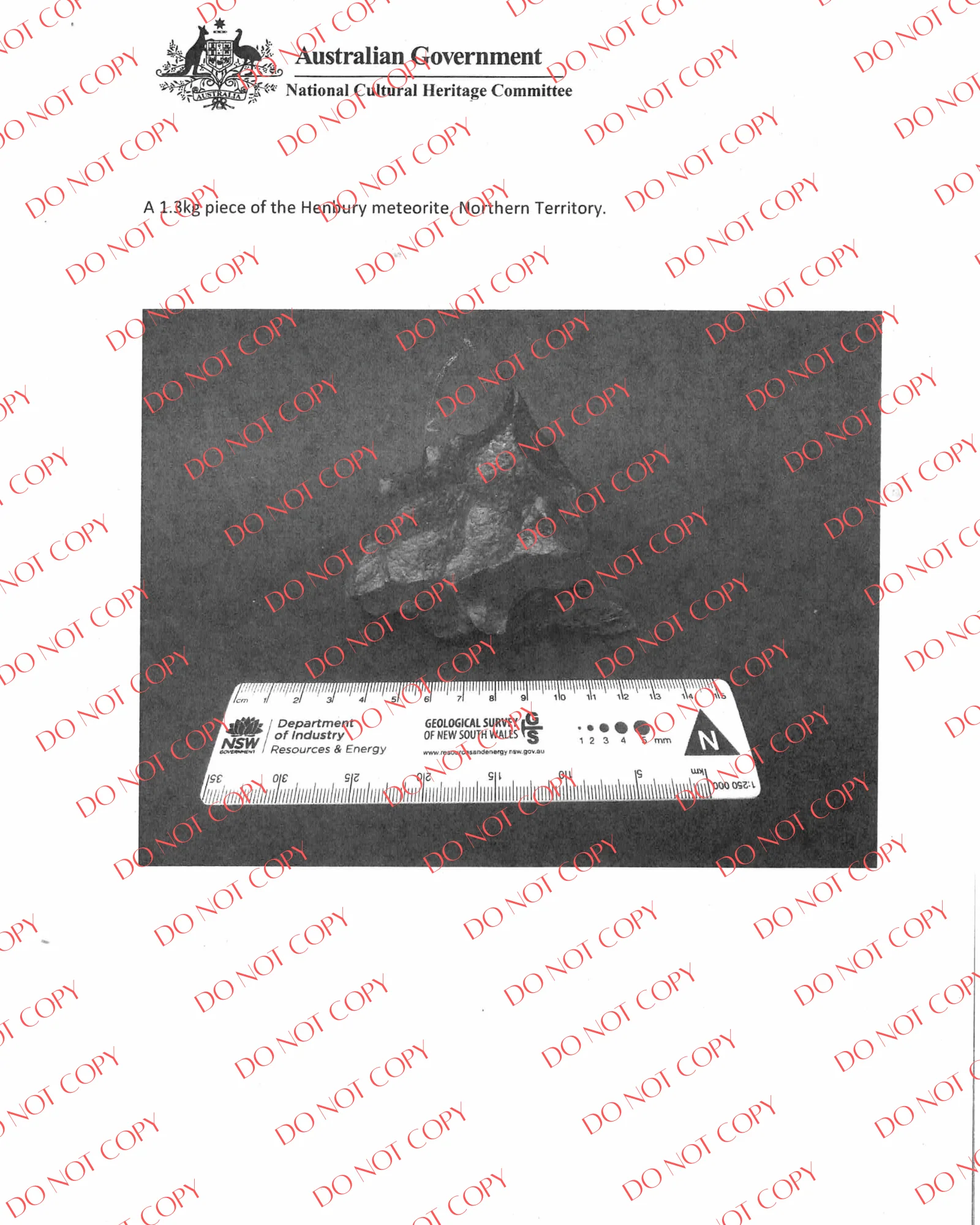 Henbury Meteorite 1265gr - Image 12