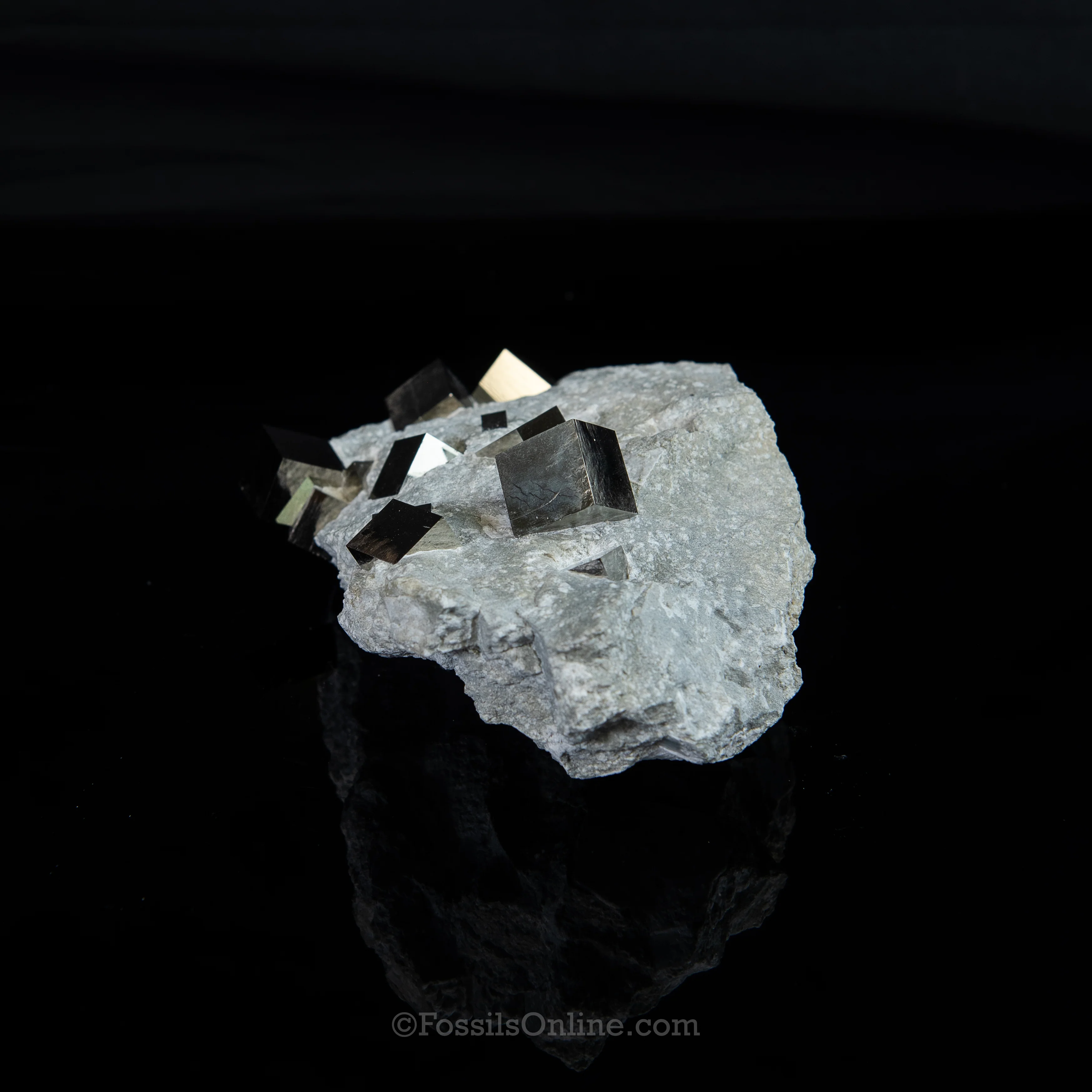 Pyrite Cubes in Matrix La Rioja Spain - Image 3
