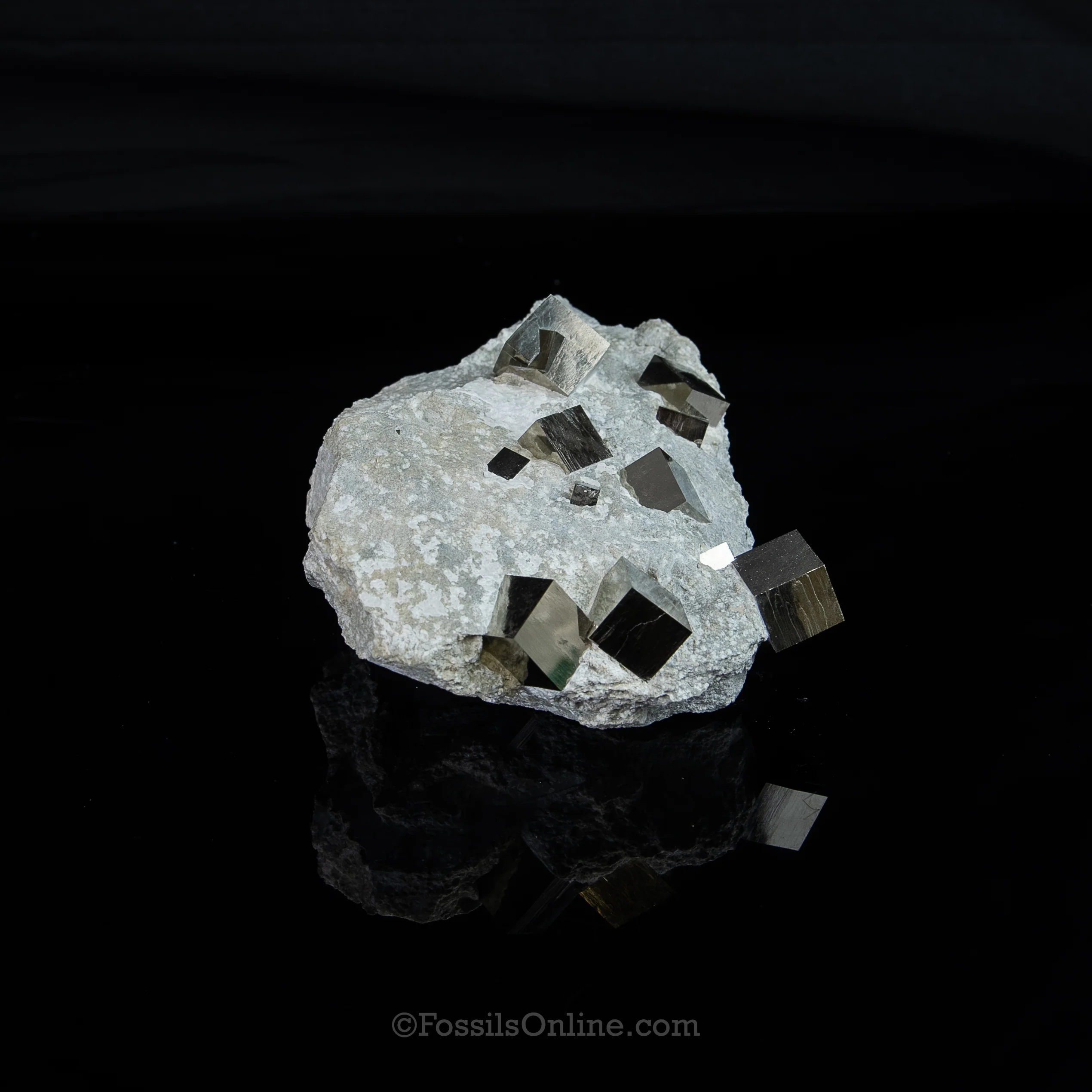 Pyrite Cubes in Matrix La Rioja Spain - Image 4