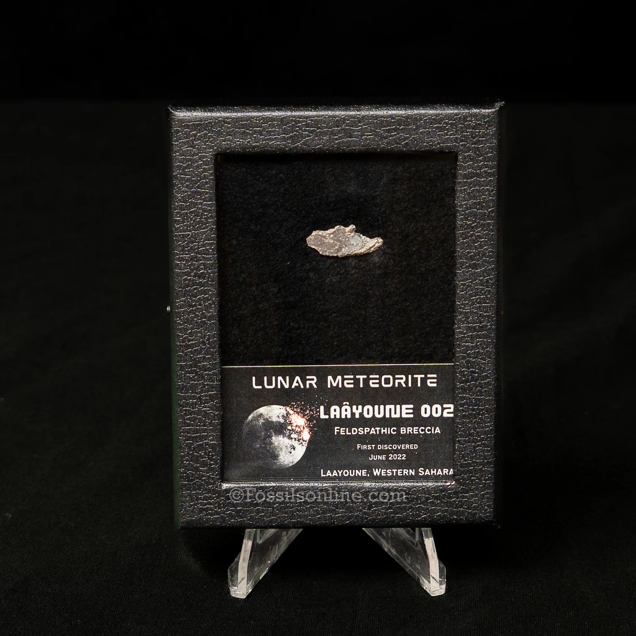 Laâyoune 002 Lunar Meteorite Slice - Image 3