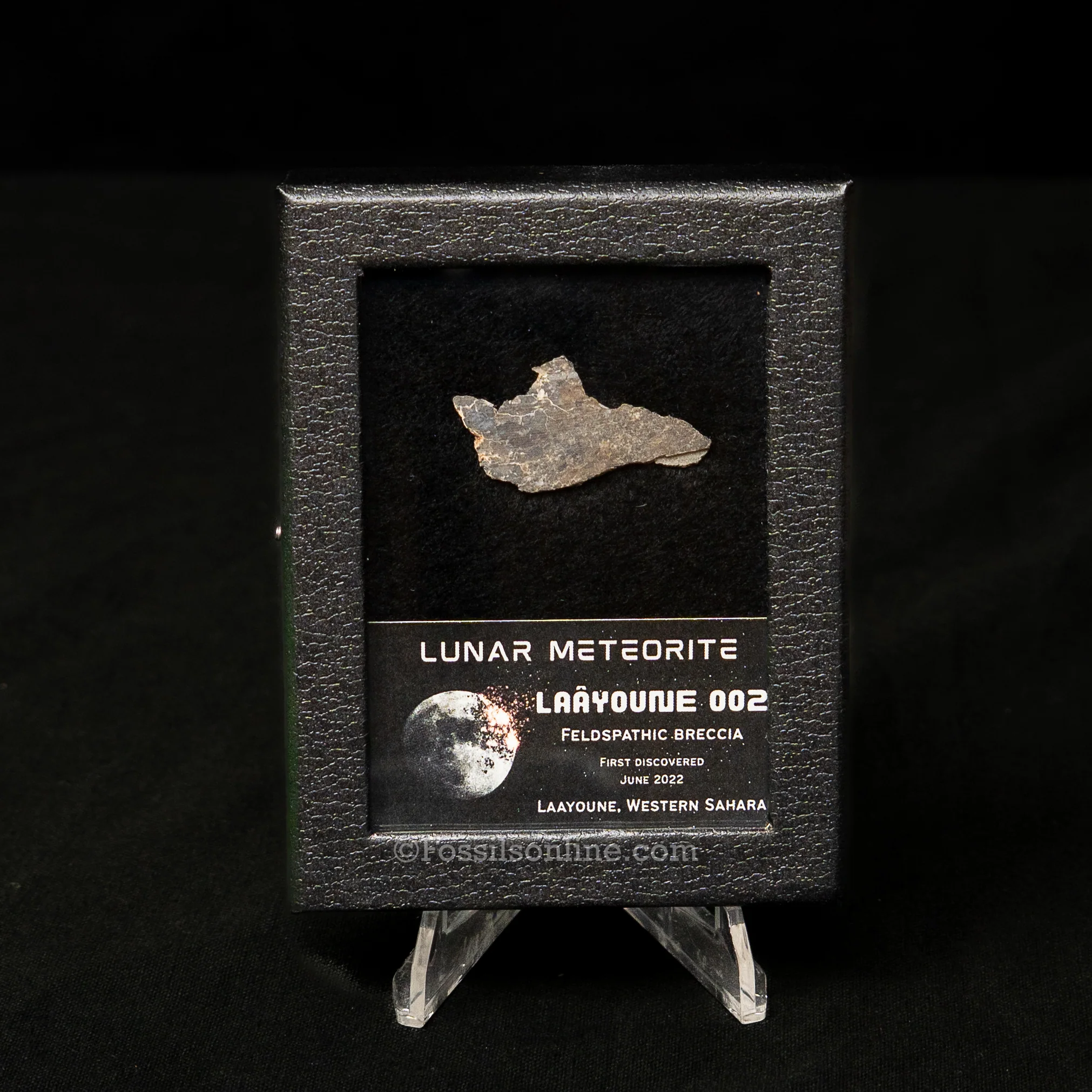 Laâyoune 002 Lunar Meteorite Slice - Image 4