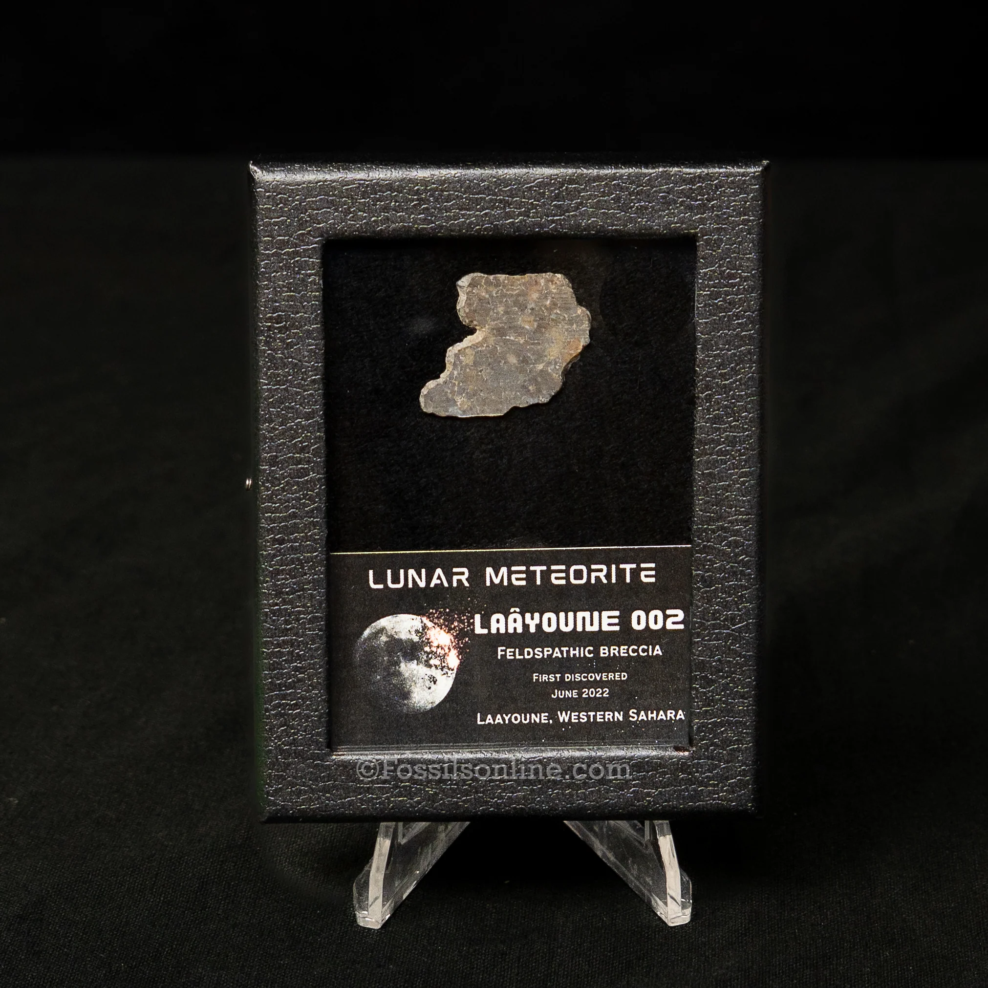 Laâyoune 002 Lunar Meteorite Slice - Image 5