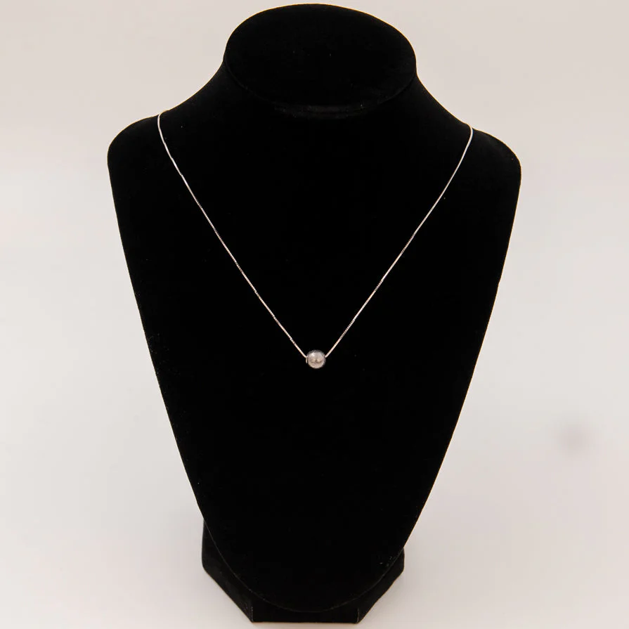 Muonionalusta Meteorite Bead Necklace
